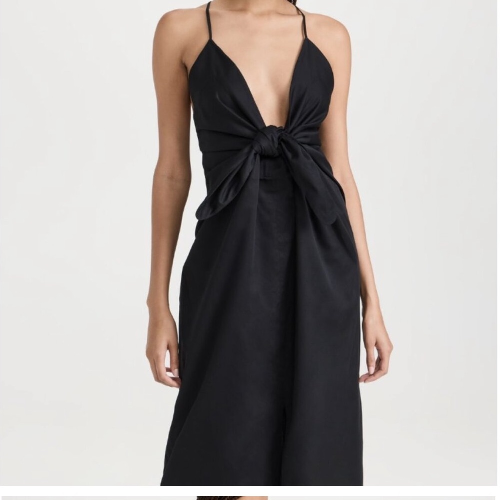 NWOT Mara Hoffman Lolita tie front dress - Picture 2 of 8